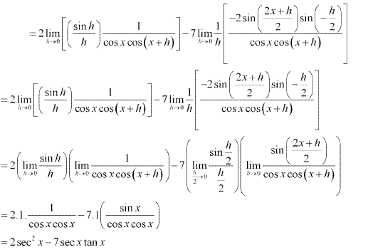 NCERT Solutions for Class 11 Maths Chapter 13 Limits and Derivatives Ex 13.2 Q11.10