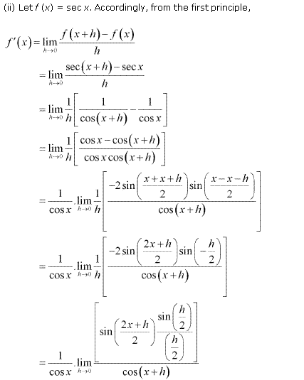 NCERT Solutions for Class 11 Maths Chapter 13 Limits and Derivatives Ex 13.2 Q11.2