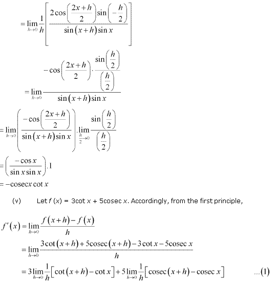 NCERT Solutions for Class 11 Maths Chapter 13 Limits and Derivatives Ex 13.2 Q11.6