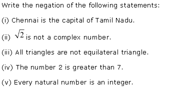 NCERT Solutions for Class 11 Maths Chapter 14 Mathematical Reasoning Ex 14.2 Q1