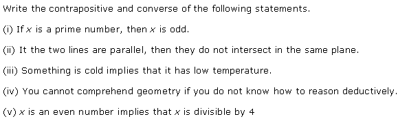 NCERT Solutions for Class 11 Maths Chapter 14 Mathematical Reasoning Ex 14.4 Q2