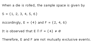 NCERT Solutions for Class 11 Maths Chapter 16 Probability Ex 16.2 Q1.1