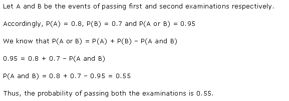 NCERT Solutions for Class 11 Maths Chapter 16 Probability Ex 16.3 Q19.1