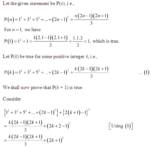 NCERT Solutions for Class 11 Maths Chapter 4 Principle of Mathematical Induction Ex 4.1 Q15.1