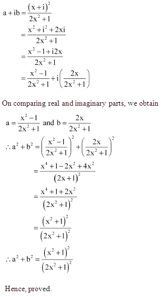 NCERT Solutions for Class 11 Maths Chapter 5 Complex Numbers and Quadratic Equations Miscellaneous Ex Q11.1