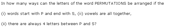 NCERT Solutions for Class 11 Maths Chapter 7 Permutation and Combinations Ex 7.3 Q11