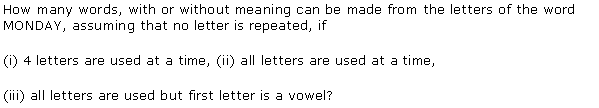 NCERT Solutions for Class 11 Maths Chapter 7 Permutation and Combinations Ex 7.3 Q9
