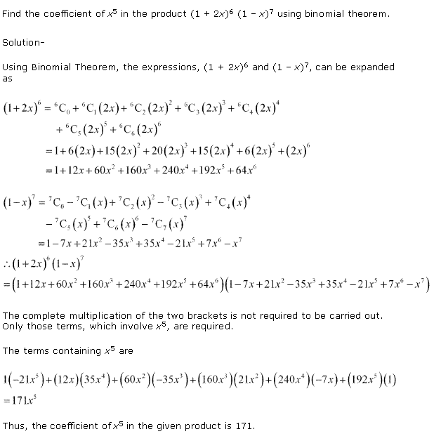 NCERT Solutions for Class 11 Maths Chapter 8 Binomial Theorem Miscellaneous Ex Q3.1