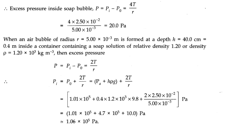 NCERT Solutions for Class 11 Physics Chapter 10 Mechanical Properties of Fluids Q20