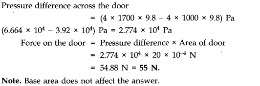 NCERT Solutions for Class 11 Physics Chapter 10 Mechanical Properties of Fluids Q21