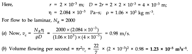 NCERT Solutions for Class 11 Physics Chapter 10 Mechanical Properties of Fluids Q26