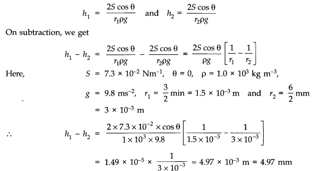 NCERT Solutions for Class 11 Physics Chapter 10 Mechanical Properties of Fluids Q30