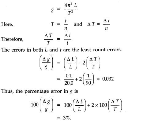 NCERT Solutions for Class 11 Physics Chapter 2 Units and Measurements Extra Questions HOTS Q6.1