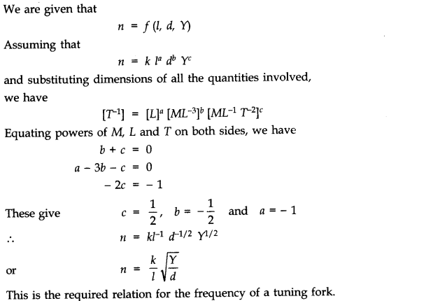 NCERT Solutions for Class 11 Physics Chapter 2 Units and Measurements Extra Questions SAQ Q13