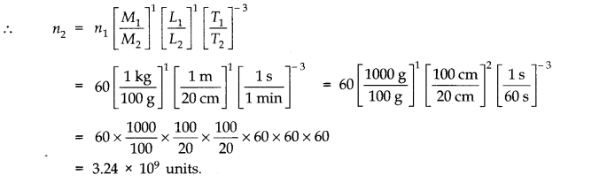 NCERT Solutions for Class 11 Physics Chapter 2 Units and Measurements Extra Questions SAQ Q23