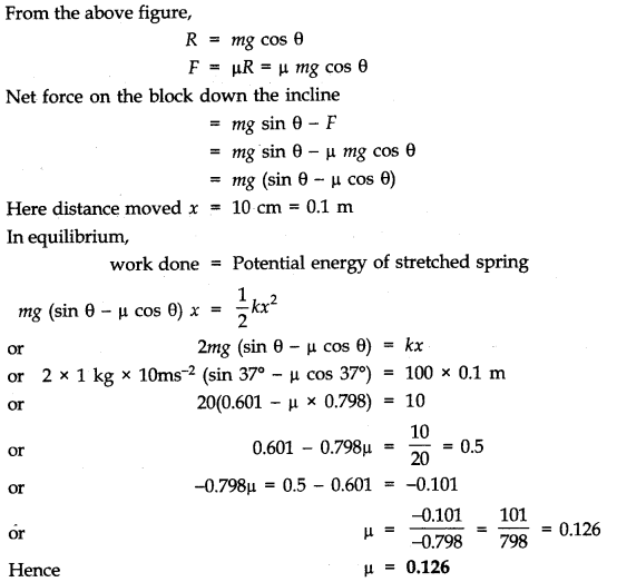 NCERT Solutions for Class 11 Physics Chapter 6 Work Energy and Power Q26.1