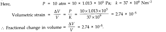 NCERT Solutions for Class 11 Physics Chapter 9 Mechanical Properties of Solids Q14